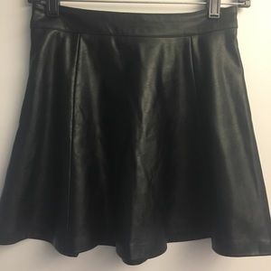 Leather Mini Skirt